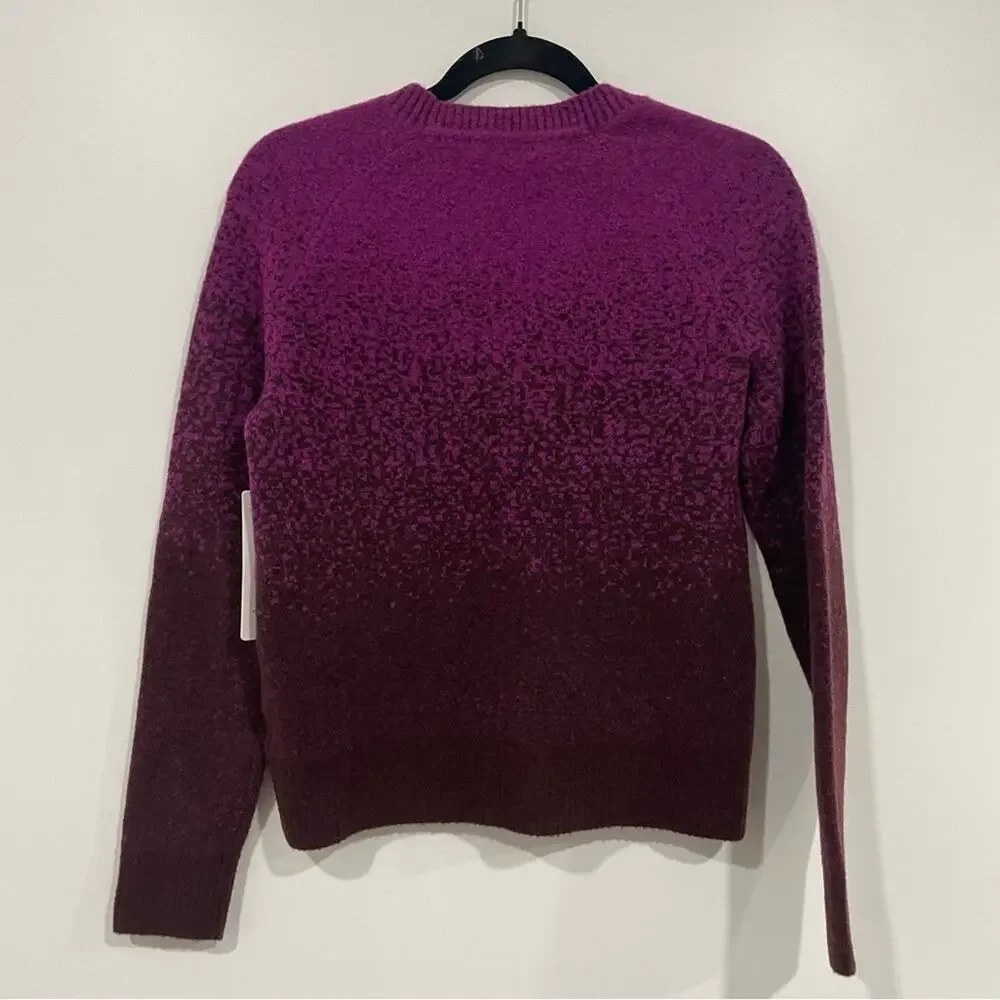 NWT NEW Athleta Hawthorn Textured Crew Wool Sweater